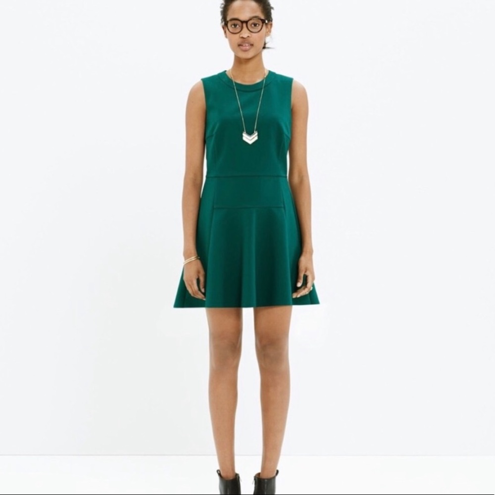 Madewell Green Mini Dress